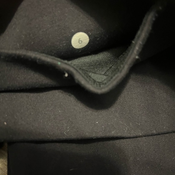 Lululemon High Times Metta Mesh Full On Luxtreme Mesh Cutout Black Leggings Sz 6 - Picture 3 of 3